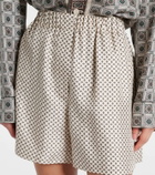 Loro Piana Angelo silk twill Bermuda shorts