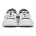Pierre Hardy White and Black Cube Perspective 104 Sneakers