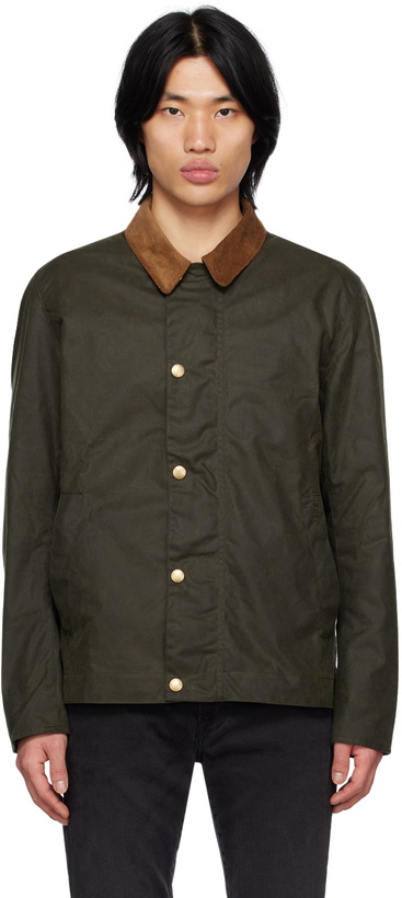 Photo: Barbour Taupe Milton Wax Jacket