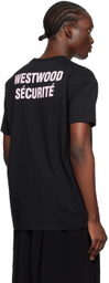 Vivienne Westwood Black 'Westwood Sécurité' T-Shirt