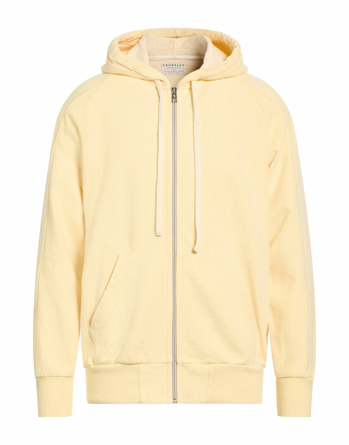 Crossley Mens Sweatshirt Pastel in Yellow