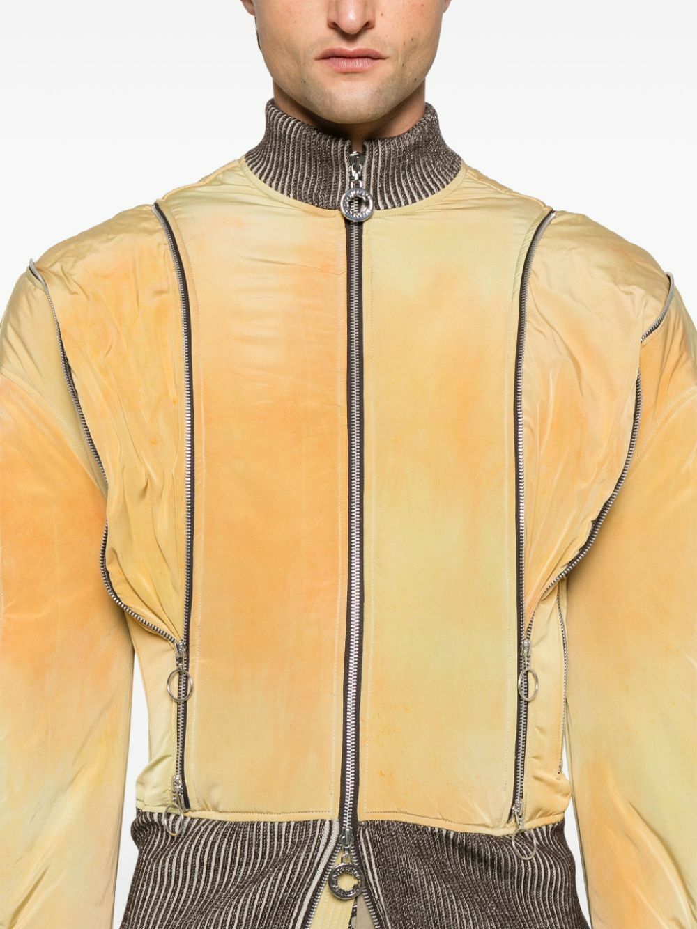 Charlie Constantinou Zipped Bomber Jacket Charlie Constantinou