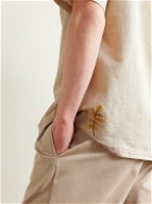 Portuguese Flannel - Spring 2 Convertible-Collar Embroidered Linen and Cotton-Blend Shirt - Neutrals