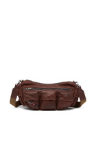 Diesel Multi-Pockets - Cotton bag with multiple pockets - Shoulder Bags - Unisex - Brown