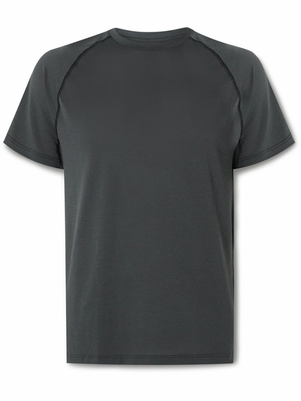 Photo: Outdoor Voices - Fast Track Mesh Training Top - Black