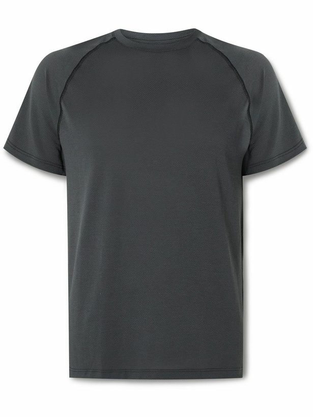 Photo: Outdoor Voices - Fast Track Mesh Training Top - Black