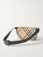 Burberry - Logo-Appliquéd Checked Twill Belt Bag