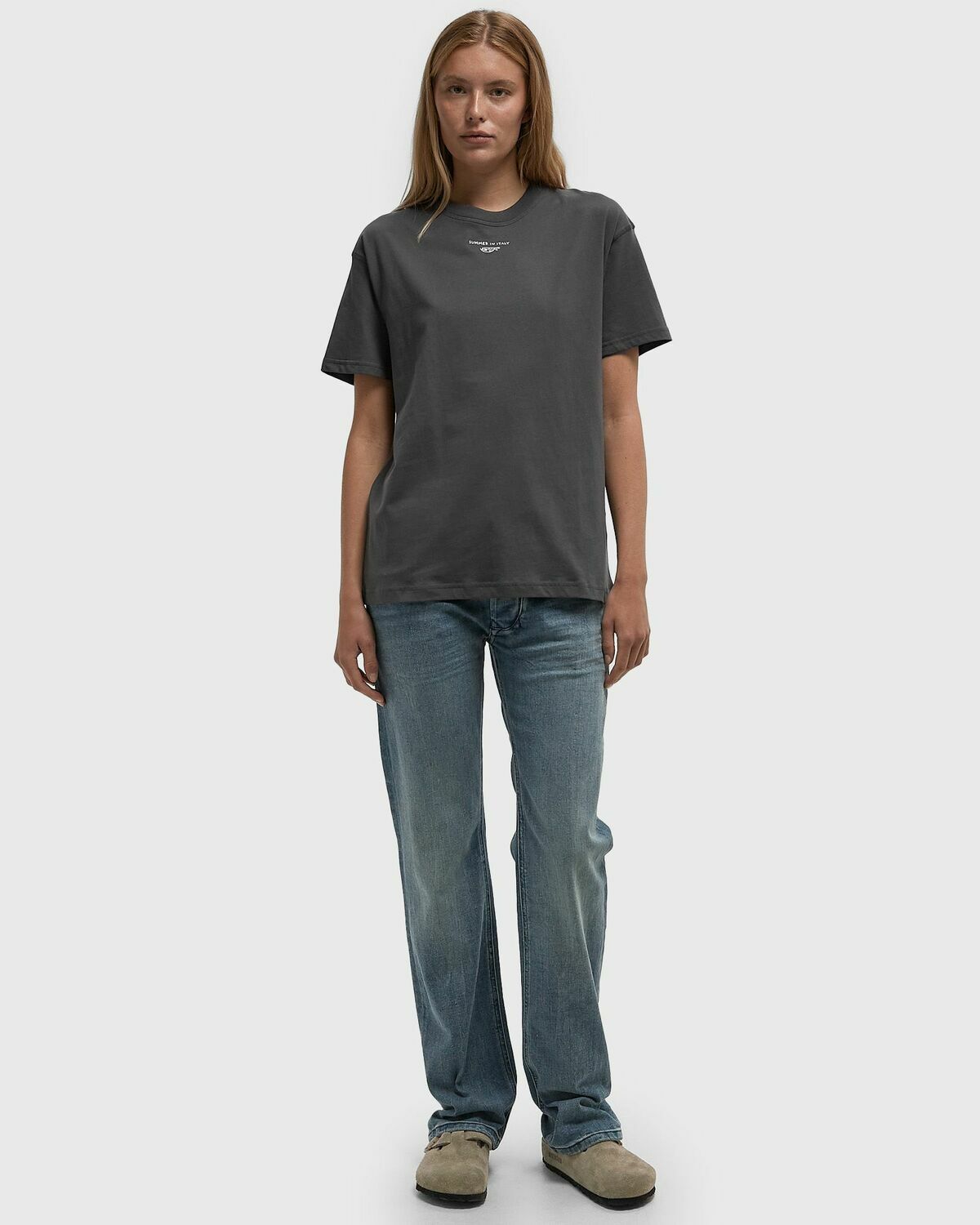 Envii ENKULLA SS TEE Grey Womens Shortsleefe