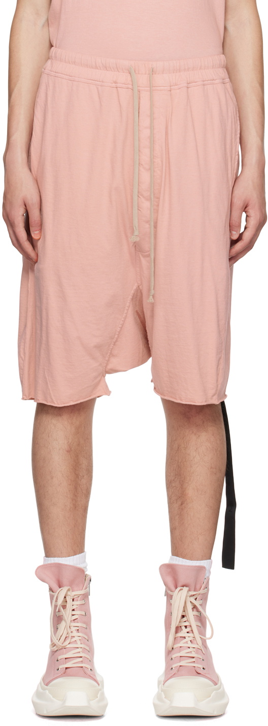 Rick Owens DRKSHDW サルエル ハーフパンツ FADE PINK Rick Owens DRKSHDW Pink Pods Shorts Rick Owens Drkshdw