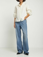 WEEKEND MAX MARA Quenty Puffy Sleeve Taffeta Shirt