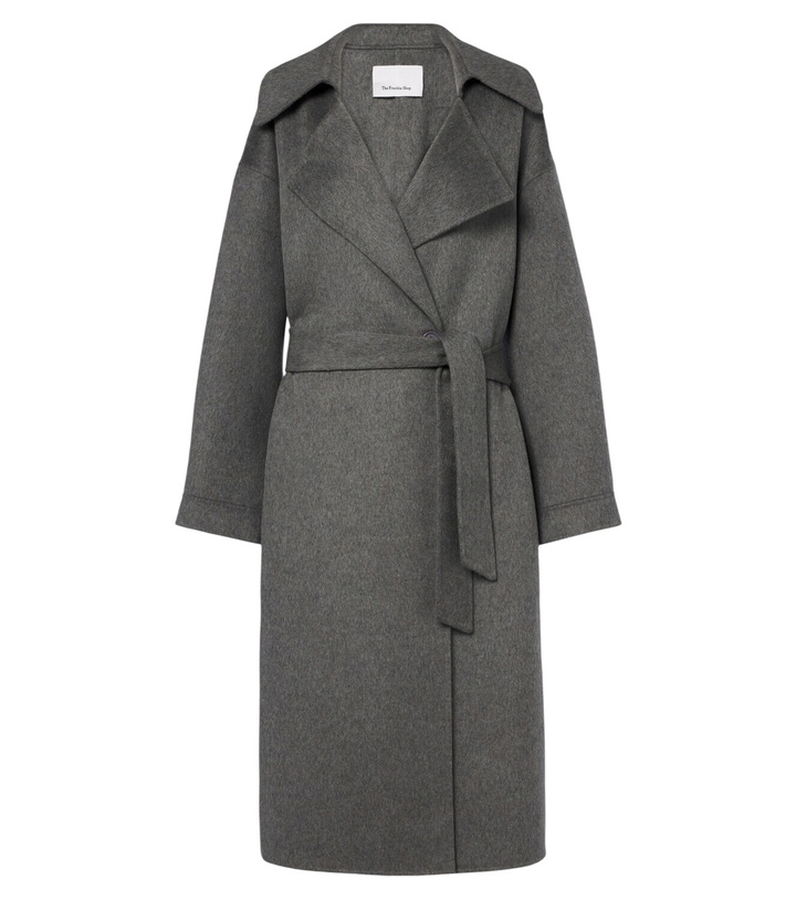 Photo: The Frankie Shop Issen wool-blend wrap coat