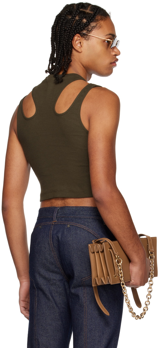 K.NGSLEY Khaki R2 Tank Top