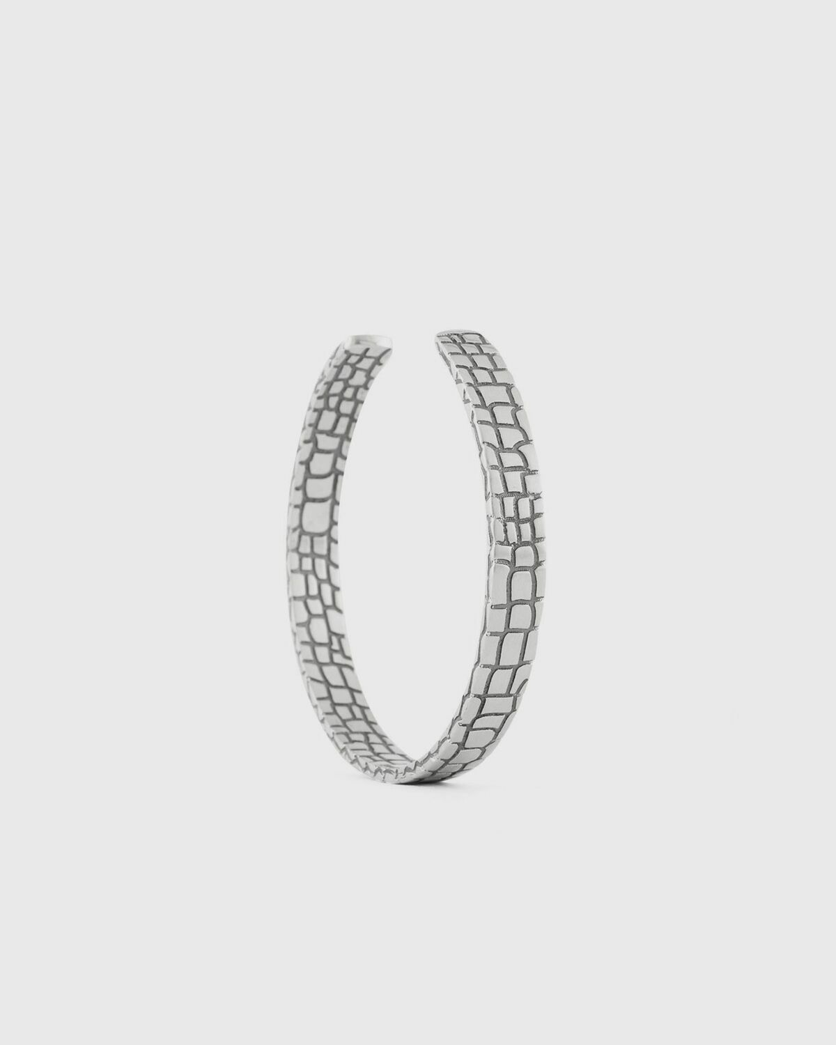 Serge DeNimes Silver Snake Bangle silver Mens Jewellery