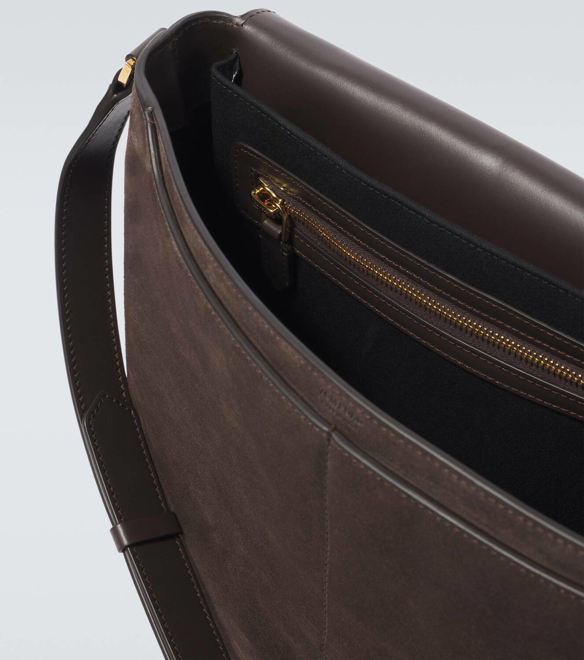 Tom Ford Medium suede messenger bag TOM FORD