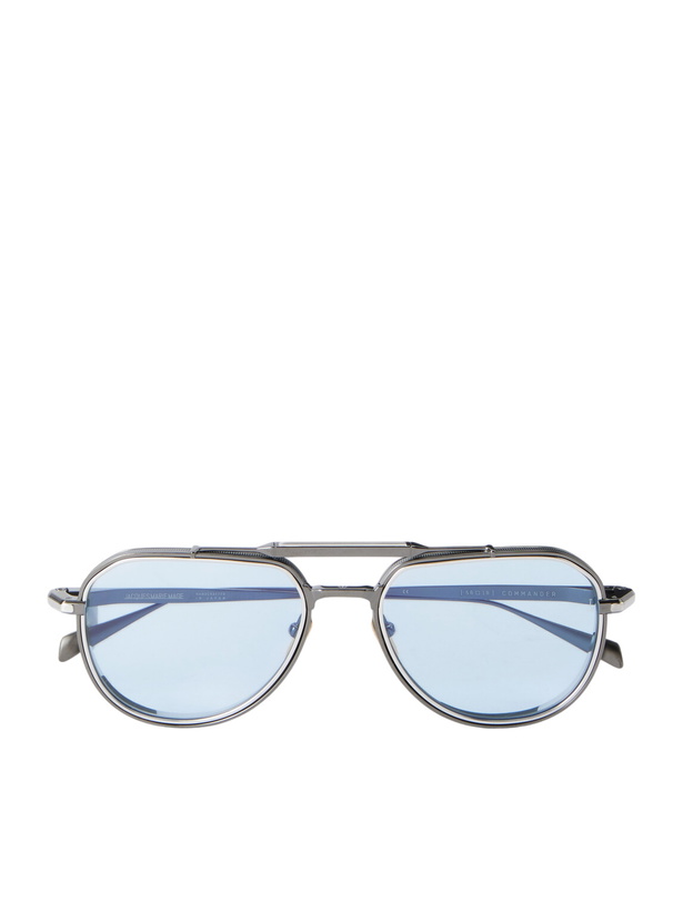 Photo: Jacques Marie Mage - Commander Aviator-Style Titanium Sunglasses