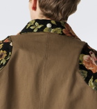Simone Rocha Floral patchwork cotton jacket