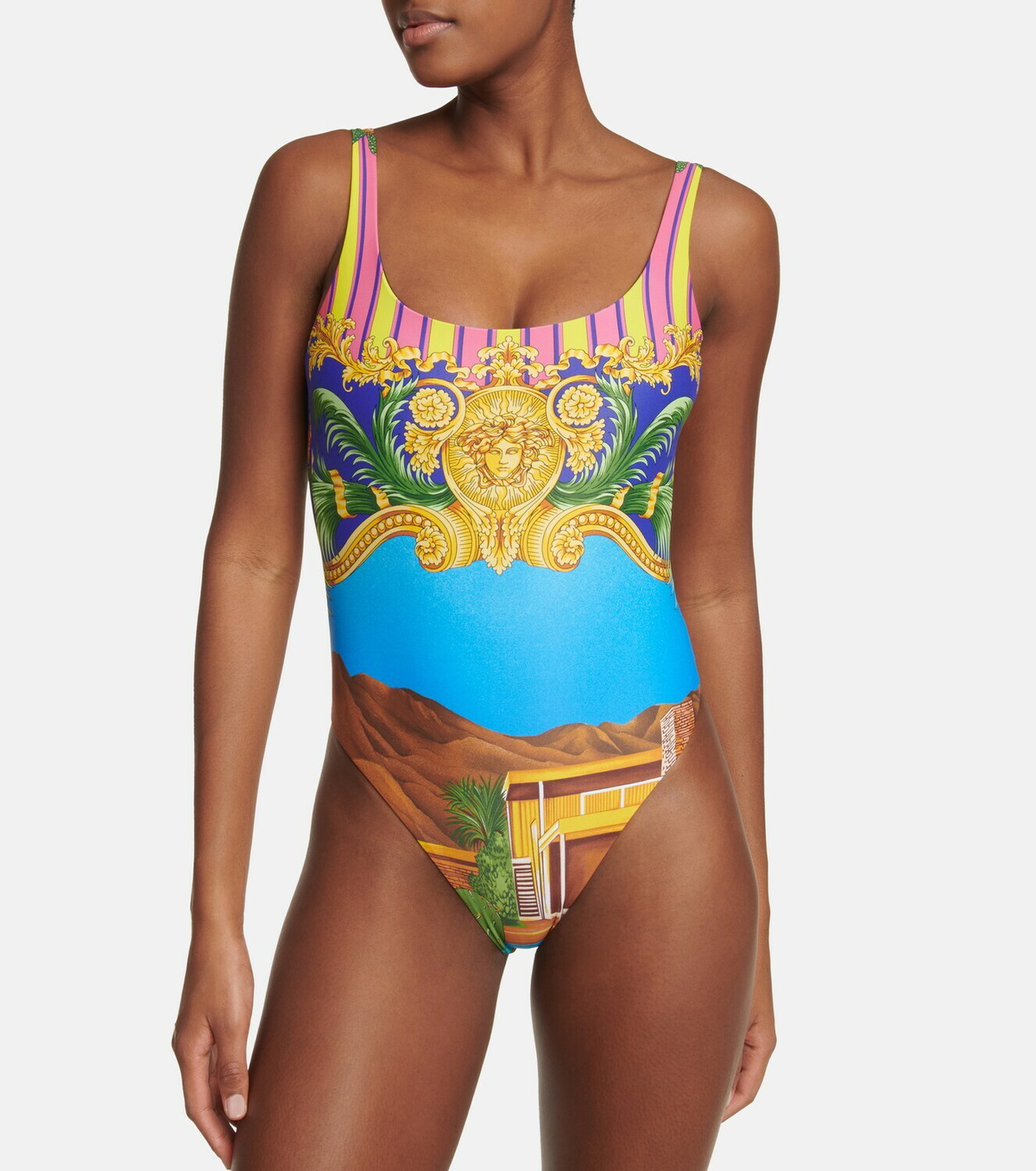VERSACE：スイムウェア レディース - ゴールド | GIGLIO.COM