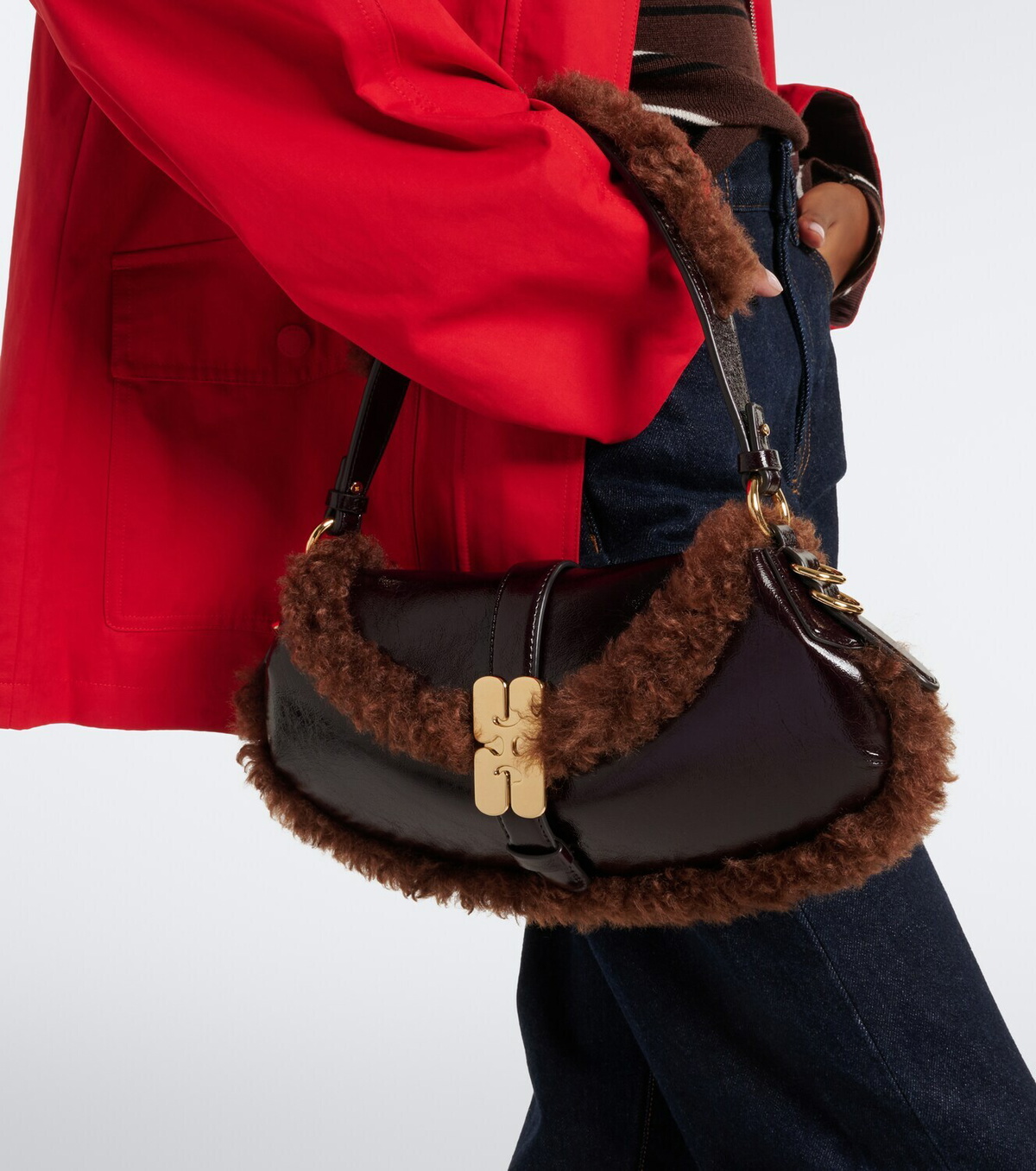 Ganni B-Kat shoulder bag
