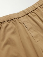Boglioli - Straight-Leg Cotton-Blend Twill Bermuda Shorts - Brown