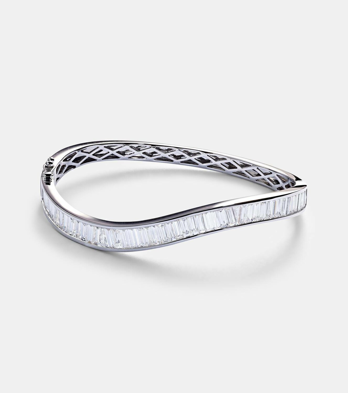 Anita Ko Saturn 18kt white gold bracelet with diamonds