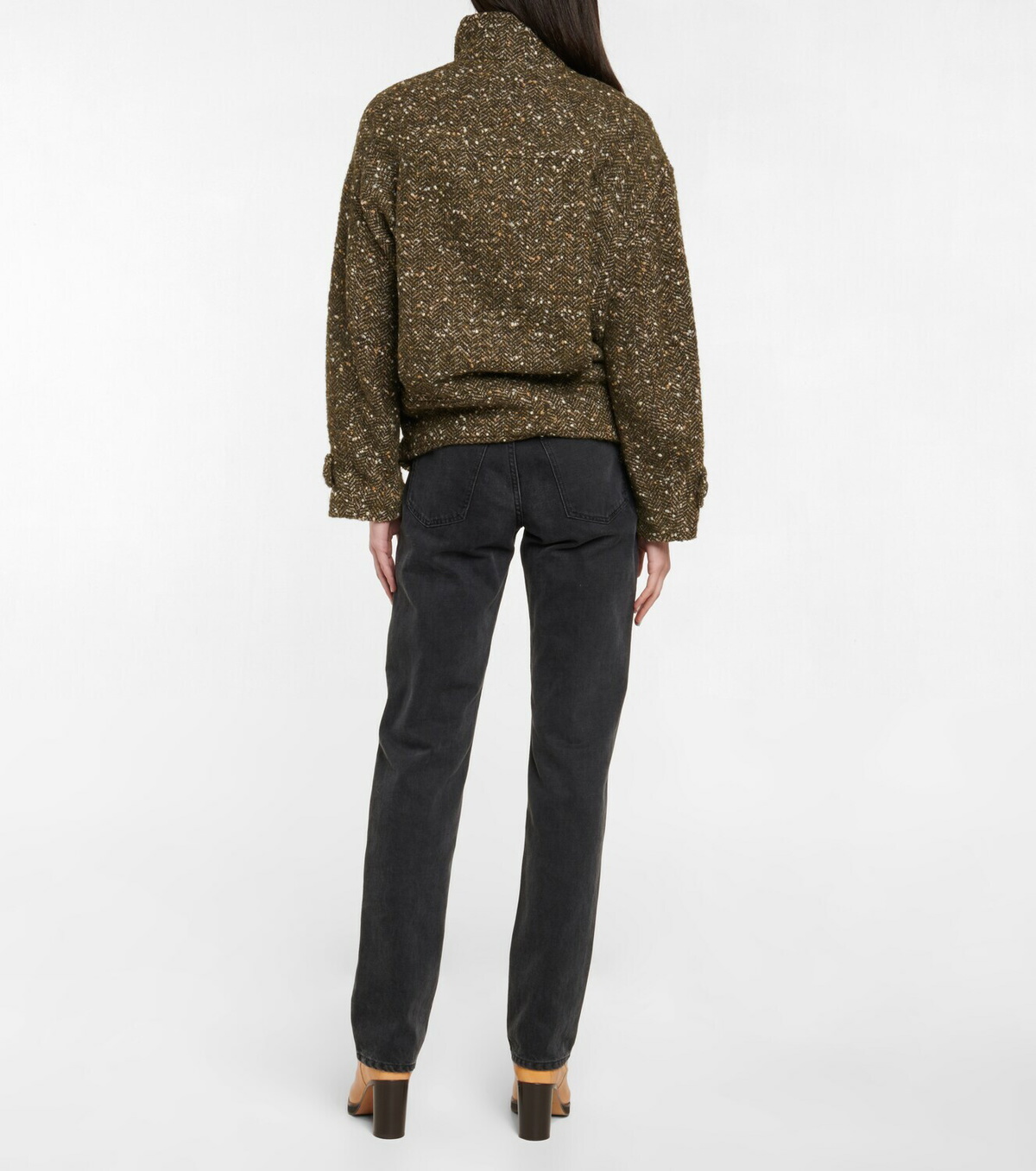 Janette Jacket - Cotton Tweed :: Ivory