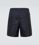 Valentino Logo jacquard swim trunks