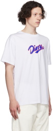 Dime White Cotton T-Shirt