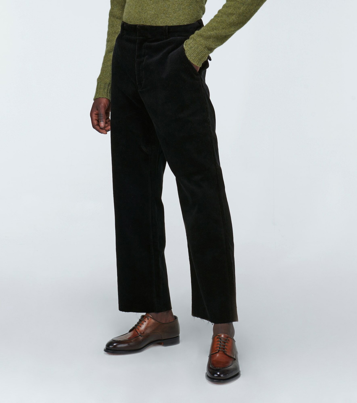 Alanui - Corduroy wide-leg pants