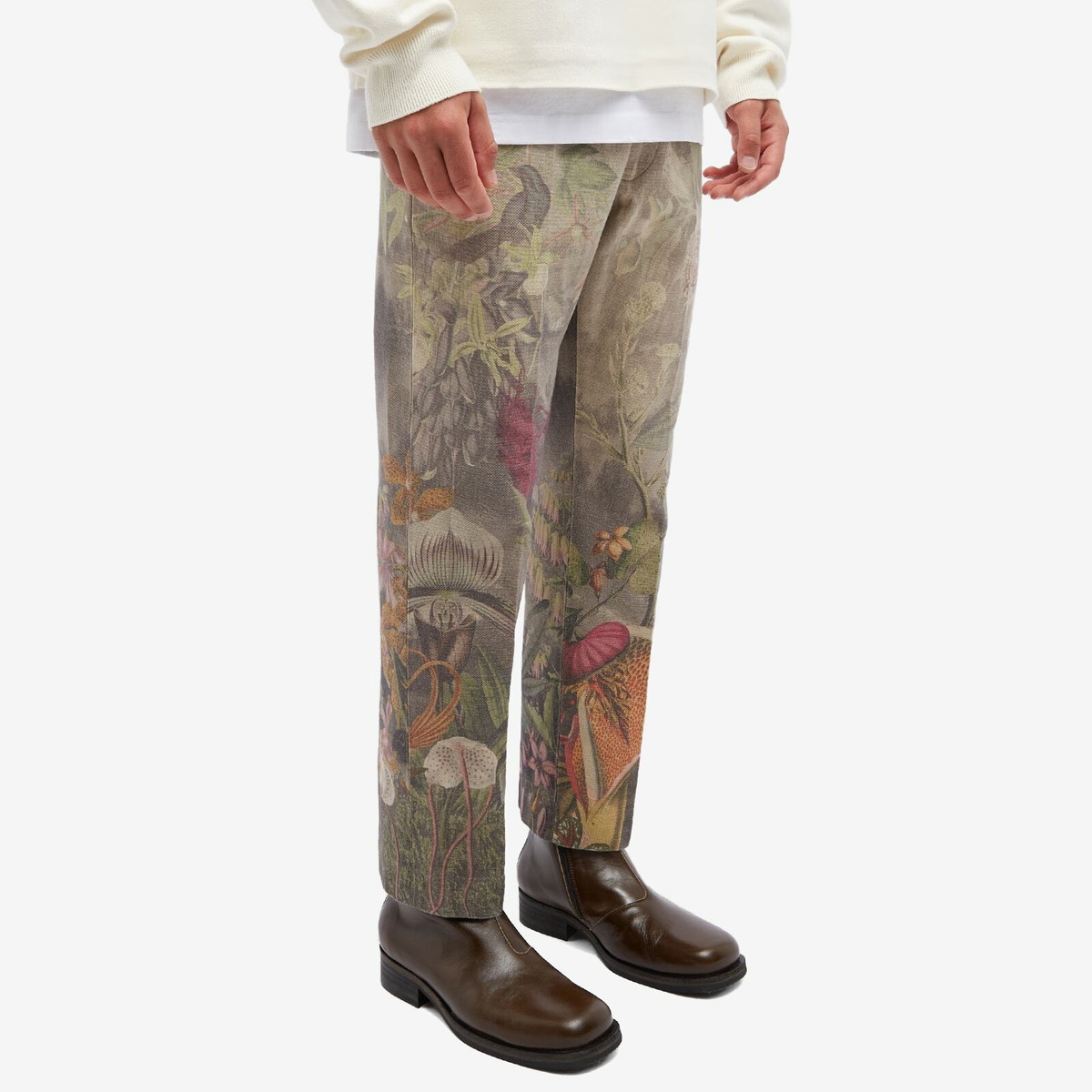 【洗練スタイル】Dries Van Noten Polkar シルクパンツ シルクコクーントップ - 秋冬ウィメンズ｜ドリス ヴァン
