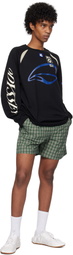 Kijun Black & Blue Cycle Long Sleeve T-shirt