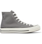 Converse - Chuck 70 Canvas High-Top Sneakers - Gray