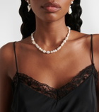 Simone Rocha Legato pearls and faux pearl necklace