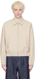 LE17SEPTEMBRE Off-White Oversized Bomber Jacket