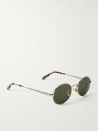 LOEWE - Round-Frame White Gold-Tone Sunglasses