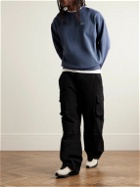 Nike - Solo Swoosh Cotton-Blend Jersey Sweatshirt - Blue
