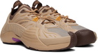 Lanvin Tan Flash-X Sneakers