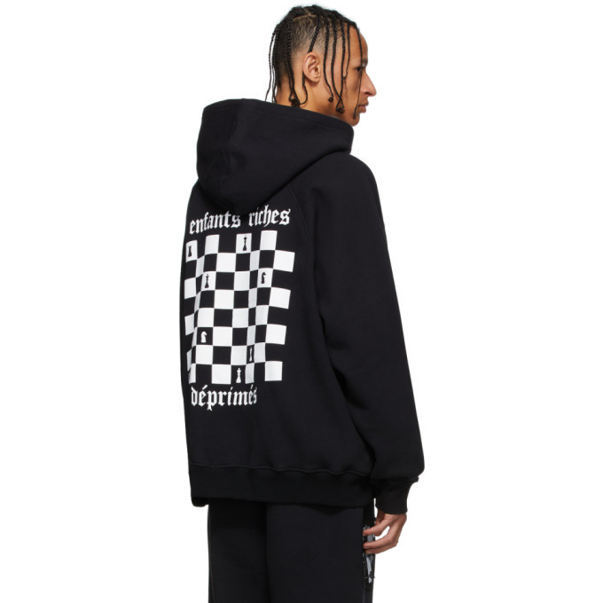Enfants riches déprimés checkerboard Checkerboard Zipped Hoodie – THE-ECHELON