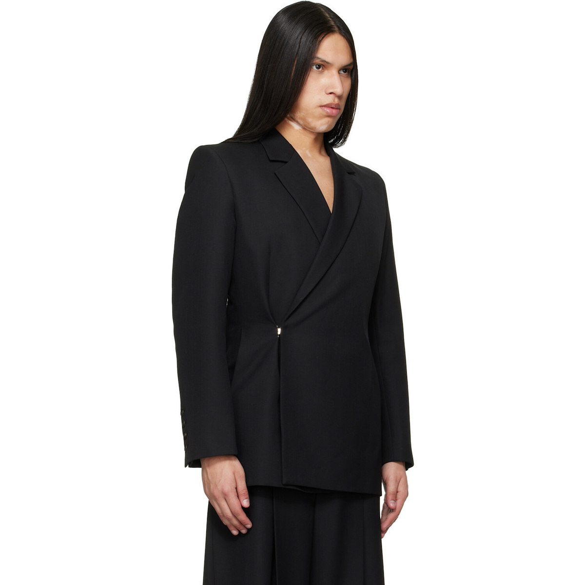 EGONlab Black Egonic Double Breasted Blazer