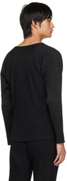 Homme Plissé Issey Miyake Black Basics Long Sleeve T-Shirt