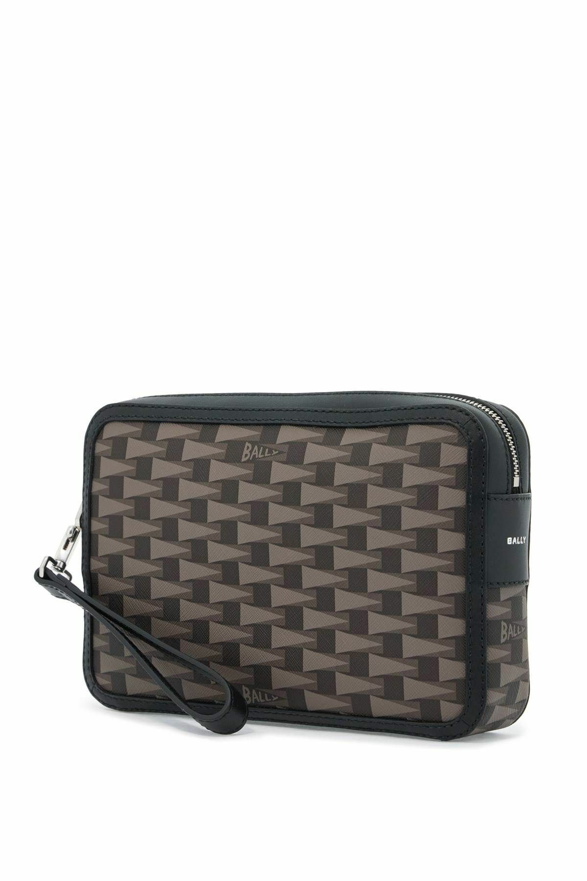 BALLY pennant pouch Brown Bally