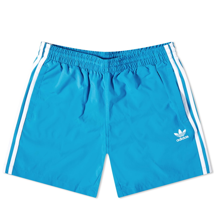 Photo: Adidas Parley 3 Stripe Shorts