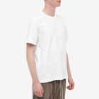 Sacai x MADSAKI Flock Print T-Shirt in White