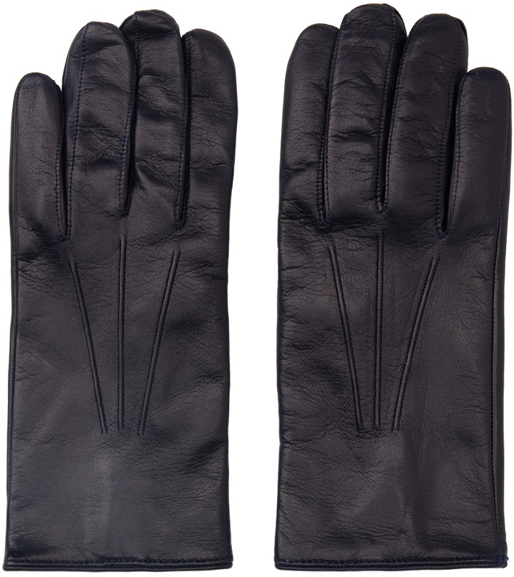 Photo: Paul Smith Navy Signature Stripe Gloves