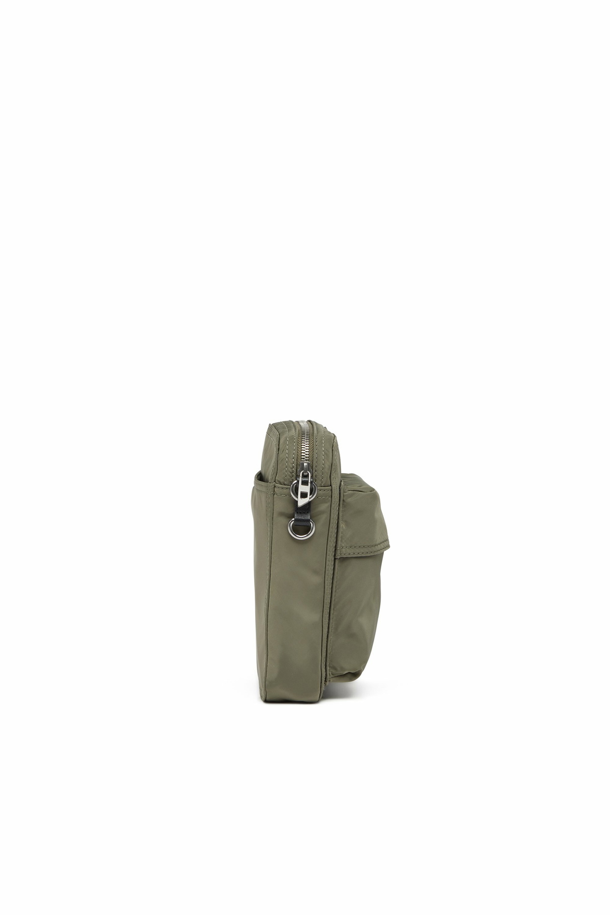 Diesel Multi-Pkts-Crossbody bag in utilitarian shell - Crossbody Bags - Unisex - Green