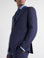 Mr P. - Wool, Silk and Linen-Blend Suit Jacket - Blue