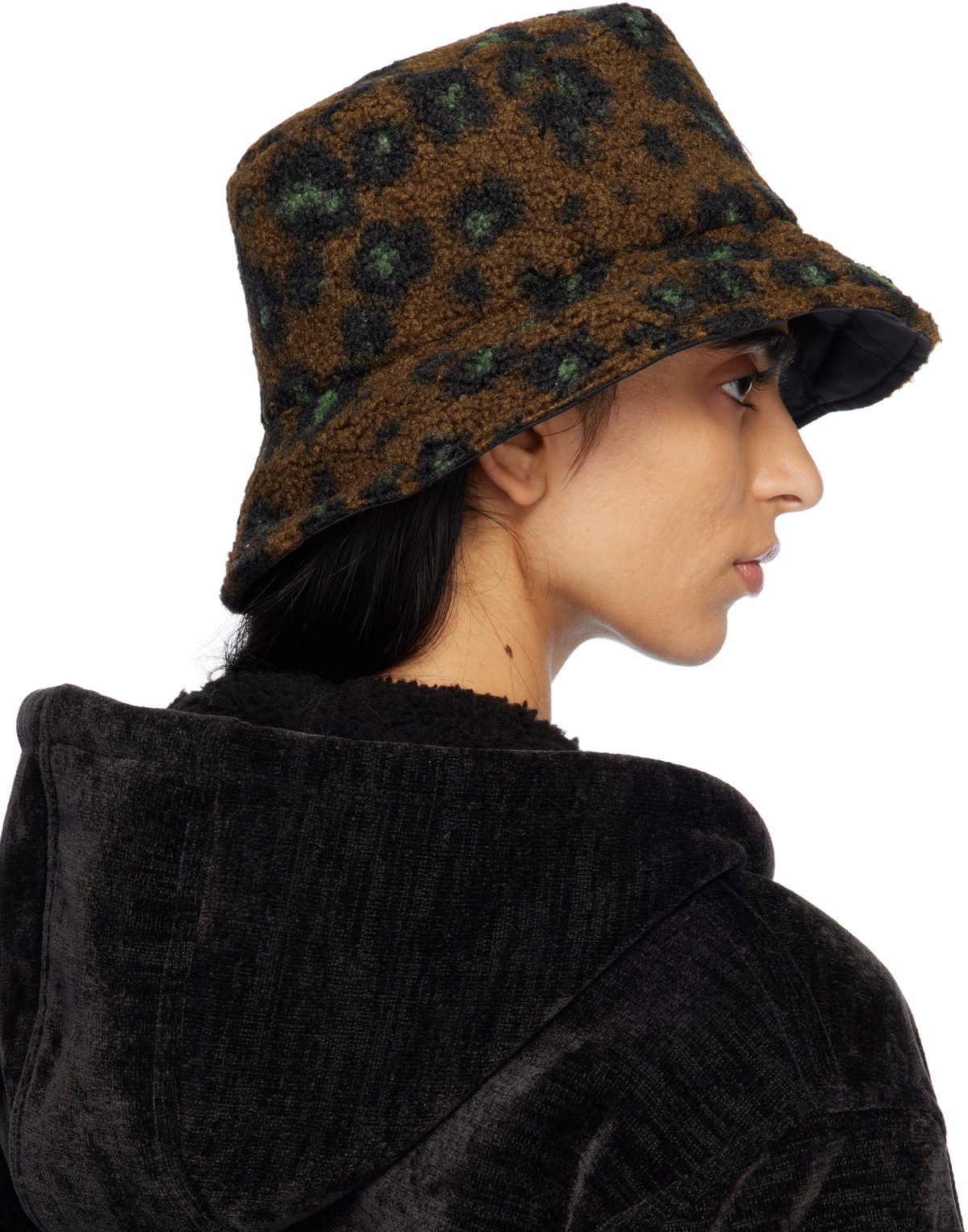Carhartt Work In Progress Brown & Green Orla Reversible Bucket Hat