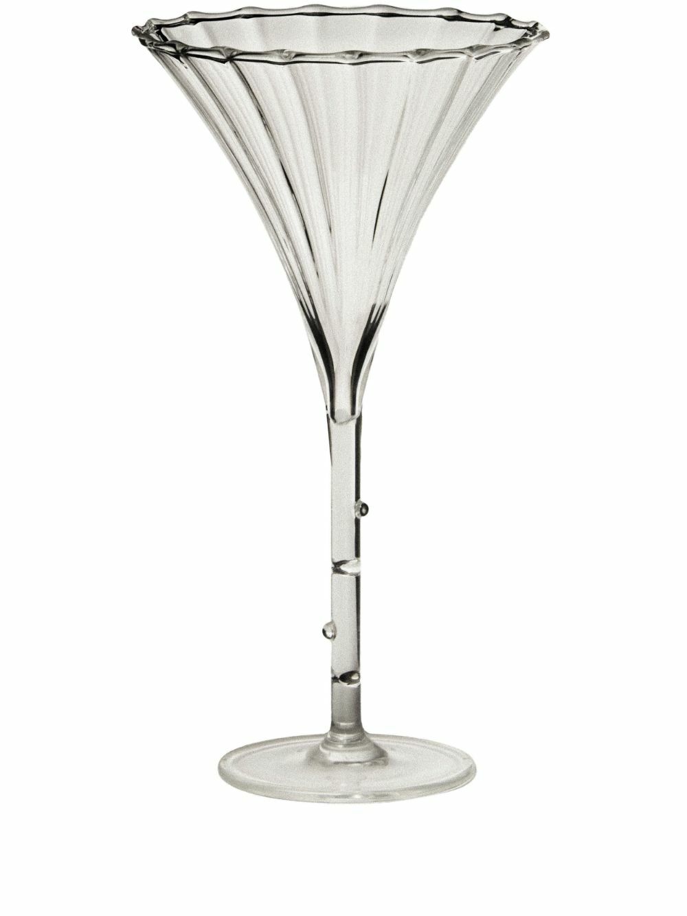 Sophie Lou Jacobsen Scalloped Rim Glass Cocktail Glass