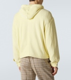Auralee Cotton-blend pile zip-up hoodie