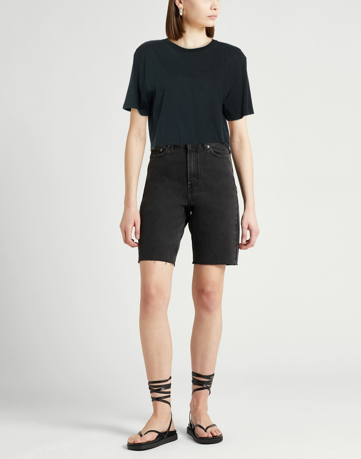 Crossley Womens T-shirt in Charcoal