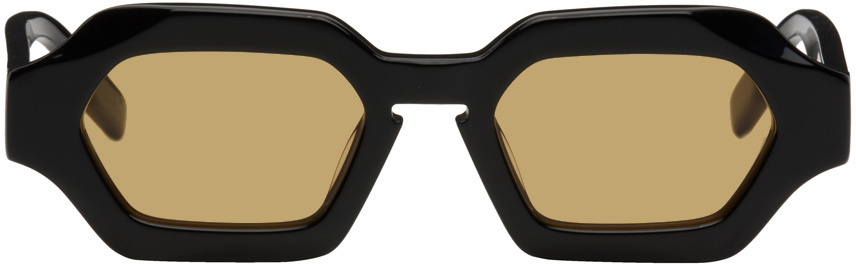 MCQ Black Geometric Sunglasses